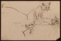 Arthur Lismer, 1885 - 1969
Untitled (cats and fish)
charcoal on paper
10.2 x 15.3 cm
Arthur…