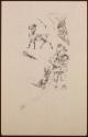 Arthur Lismer, 1885 - 1969
Untitled (deer, fish, boy and dog)
pen and ink and charcoal on pap…