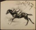 Arthur Lismer, 1885 - 1969
Untitled (horse race)
conté on paper
35.7 x 43.2 cm
Arthur Lisme…