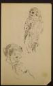 Arthur Lismer, 1885 - 1969
Untitled (Esther and owl), 1946
conté on paper
12.9 x 20.6 cm
Ar…