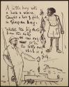 Arthur Lismer, 1885 - 1969
A little boy with a hook and worm
marker and charcoal on paper
19…