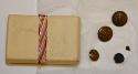 A.Y. Jackson's "souvenirs" from the 60th Battalion, World War I
Box with 3 uniform buttons and…