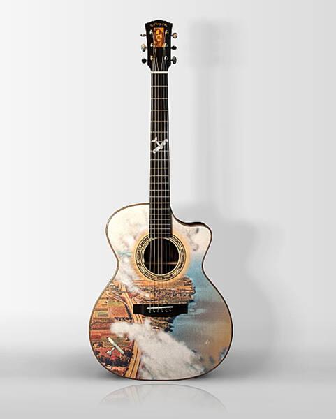 Steel String Acoustic Flat Top Guitar (for Frank Johnston)