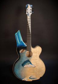 Harp-Archtop / Flat Top Hybrid Guitar (for Lawren S. Harris)