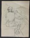 Arthur Lismer (1885 - 1969) or Will Ogilvie (1901 - 1989)
A.Y. Jackson in a boat at Treasure I…