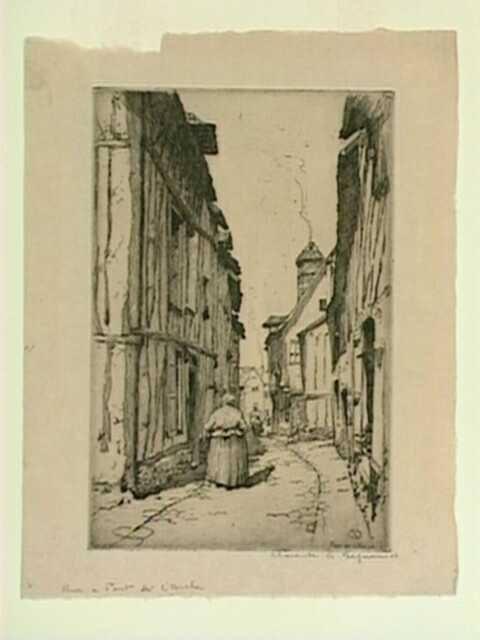 Rue à Pont-de-l'Arche