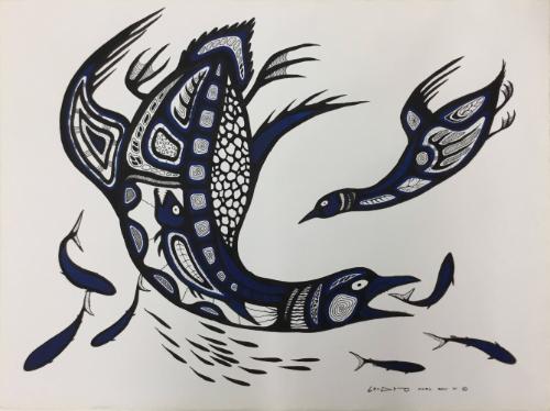 Frolicking Loons