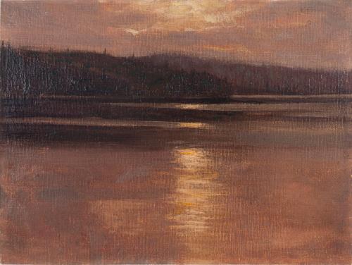 Sunset Over Hills