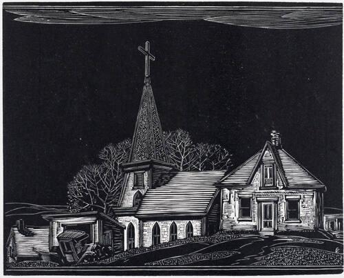 Church, Burk's Falls, Version II, State II
