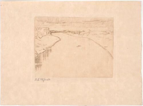 River with Small Boats