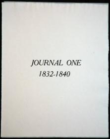 Journal One - 1832-1840