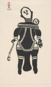 Eskimo Mother with Fox Trap