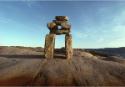 An unique inunnguaq at Kiattuuq.
Southwest Baffin Island, Nunavut, 1989

The Norman Hallendy…