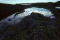 Reflections in the Dorset area. 
Southwest Baffin Island, Nunavut, 1999

The Norman Hallendy…